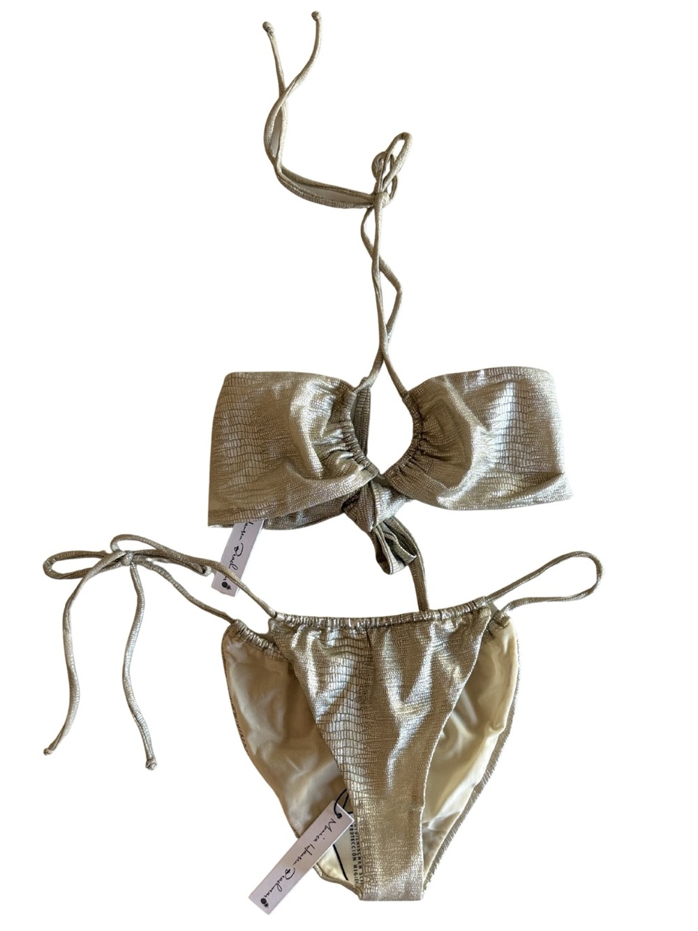 Monica Hansen Galaxy Halter Bikini Set NWT